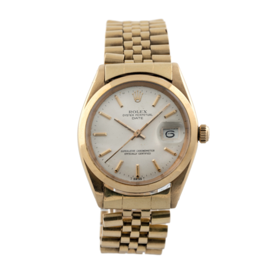 ROLEX OYSTER PERPETUAL DATE Ref 1503, OR JAUNE - VERS 1968
