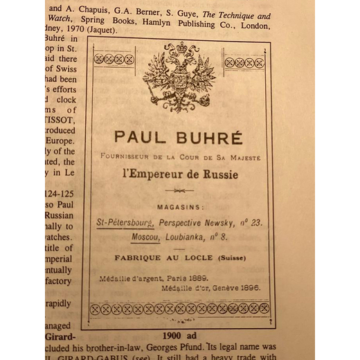 PAUL BUHRÉ CALENDRIER TRIPLE, OR JAUNE - Vers 1950