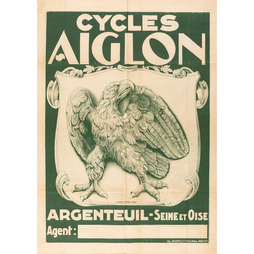 Cycles Aiglon, Argenteuil Manifesto Litografia [Non Telato]<br>DApres Michel-Ange<br>Edito Imprimeri