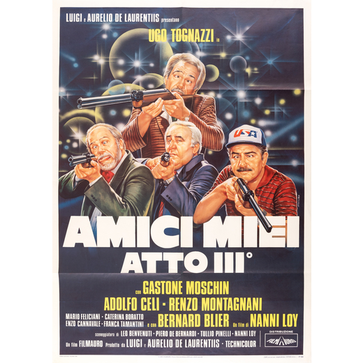 Amici Miei, Atto III° Manifesto Cinema 2F [Non Telato] <br>by Spataro<br>Edito Selegrafica 80, Roma