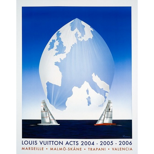 Louis Vuitton Acts Manifesto Pubblicitario [Telato]<br>by Razzia ; 2004 ; Misure h 78 x L 60 cm ; Co