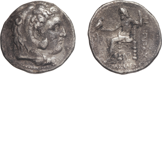 MONETE GRECHE. MACEDONIA. FILIPPO III (323-317 A.C.). TETRADRAMMA Babilonia. Argento, 16,70 gr, 27 m