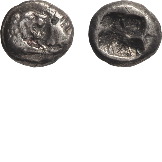 MONETE GRECHE. ASIA MINORE. LIDIA. CRESO (561-546 A.C.). 1/24 DI STATERE Sardi. Argento, 0,80 gr, 0,