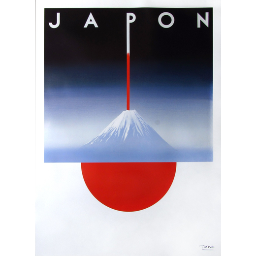 Japon Manifesto Pubblicitario<br>by Razzia ; 2010 ca. ; Misure h 90 x L 60 cm ; Condizioni A
