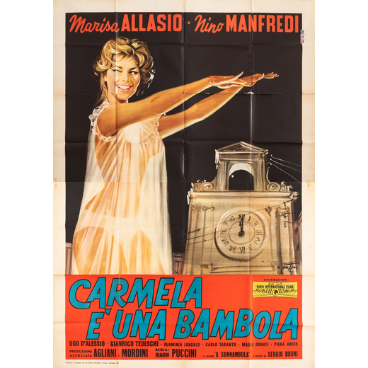 Carmela e` Una Bambola Manifesto Cinema 4F [Non Telato] ; [Commedia]<br>by Putzu Armando<br>Prima Ed