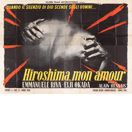 Hiroshima Mon Amour Manifesto Cinema [Non Telato] ; [Nouvelle Vague-Drammatico]<br>by Longi Carlanto