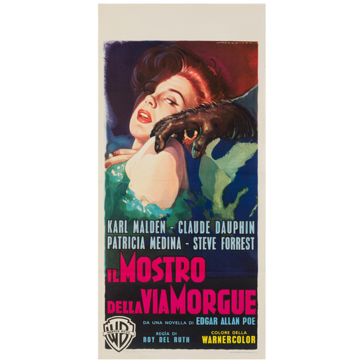 Il Mostro della Via Morgue [The Phantom of the Rue Morgue] Locandina Cinema<br>by Martinati Luigi<br