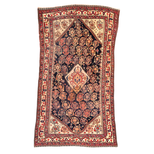 KASHKULI QASHQAI - CONFEDERAZIONE DEL FARS - PERSIA - CIRCA 1870 CM 210X115<br>Finissimo tappeto, co