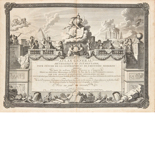 MACLOT, Jean Charles (1728-1805). Atlas general methodique et elementaire, pour letude de la geograp