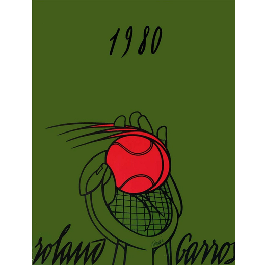 Roland Garros, 1980 [Blu/Verde]