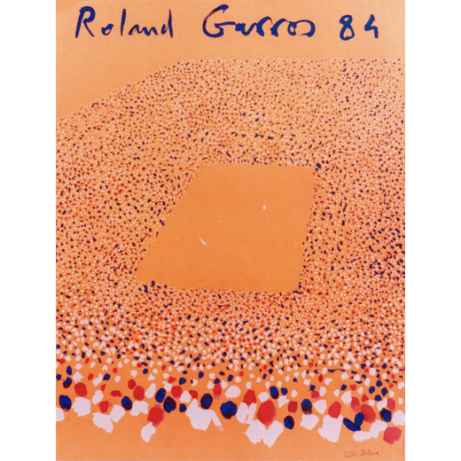 Roland Garros, 1984 Manifesto Pubblicitario<br>by Ailland Gilles ; Edito I.M.L., Paris<br>1984 ; Mis