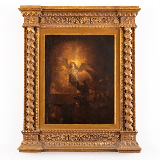 REMBRANDT HARMENSZOON VAN RIJN (maniera di) (Leida, 1606 - Amsterdam, 1669)<br>Resurrezione di Crist
