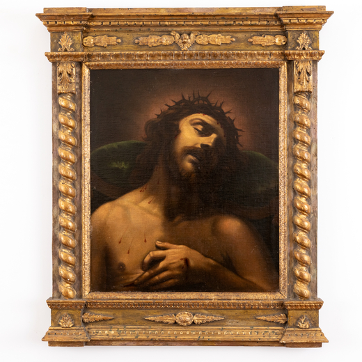 LUDOVICO CARDI detto il CIGOLI (seguace di) (Cigoli di San Miniato, 1559 - Roma, 1613)<br>Cristo inc