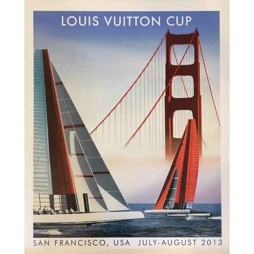 Louis Vuitton Cup, San Francisco [Versione Small] Manifesto Offset [Non Telato]<br>by Razzia<br>Epoc