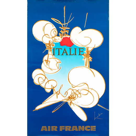 Air France, Italia Manifesto Offset [Non Telato]<br>by Mathieu Georges<br>Edito Imprimeries Pietrini