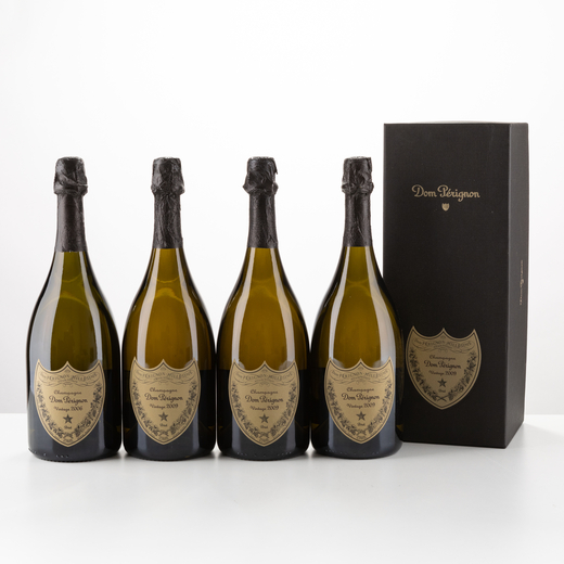 Dom Pérignon Cuvée Vintage Confezioni originali singole <br>2006 - 1 bt <br>2009 - 3 bt <br>4 bt