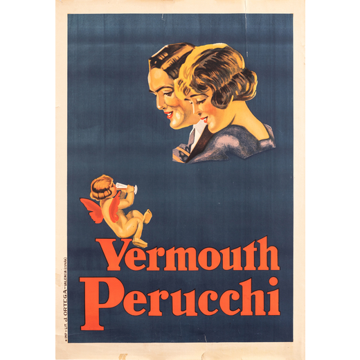Vermouth Perucchi Manifesto Litografia [Non Telato]<br>Anonimo<br>Edito Imp. Y Lit. Ortega, Valencia