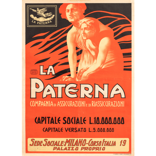 La Paterna Manifesto Litografia [Non Telato]<br>Anonimo<br>Edito F.lli Bombelli, Milano<br>Epoca 193