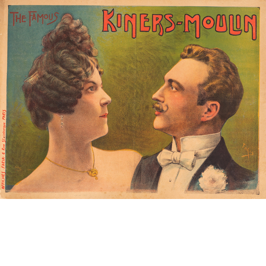 Kiners-Moulin Manifesto Litografia [Telato]<br>Anonimo<br>Edito Affiches Faria, Paris<br>Epoca 1920 