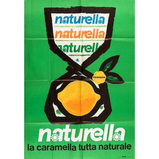 Naturella, Ferrero [Verde] Manifesto Offset [Non Telato]<br>Anonimo<br>Edito Centro Grafico IGAP, Mi