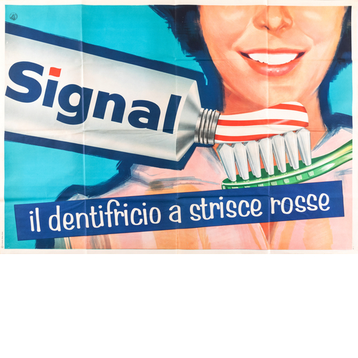 Dentifricio Signal Manifesto Offset [Non Telato]<br>Anonimo<br>Edito Moneta, Milano-Roma<br>Epoca 19