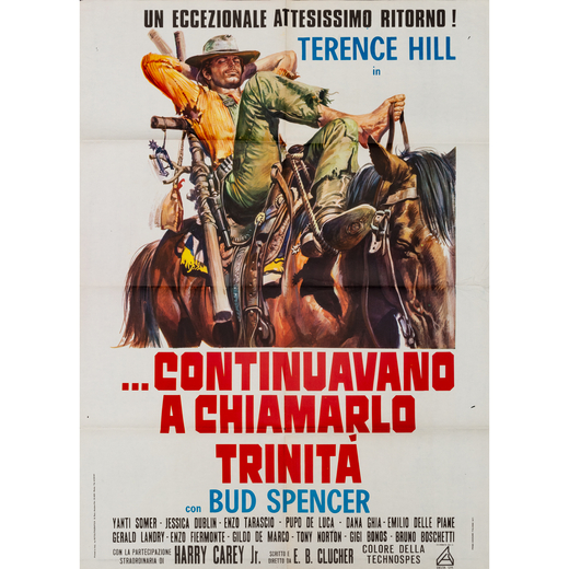 ... Continuavano a Chiamarlo Trinità [Terence Hill e Bud Spencer]<br>Manifesto Cinema<br>by Casaro 
