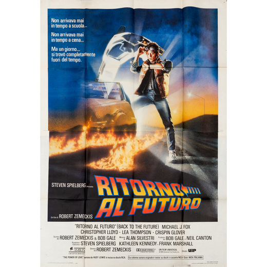 Ritorno al Futuro [Back to the Future] [Michael J. Fox e Christopher Lloyd]<br>Manifesto Cinema<br>b