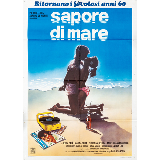 Sapore di Mare Manifesto Cinema<br>Prima Edizione 1983<br>Misure h 140 x L 100 cm [2F]<br>Condizioni