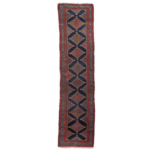 PASSATOIA PERSIANA, AREA DI HAMADAN, CIRCA 1890 CM 440X110<br>Il tappeto è stato lavato professiona