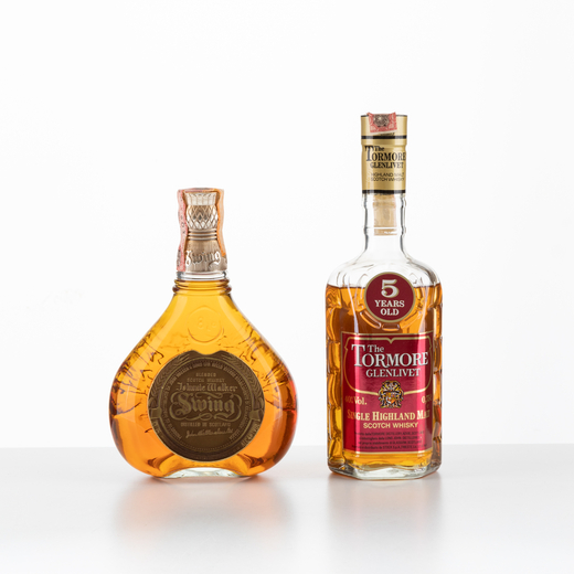Selezione Whisky  The Tormore 5 years old - 1 bt <br>Johnny Walker Swing - 1 bt <br>2 bt