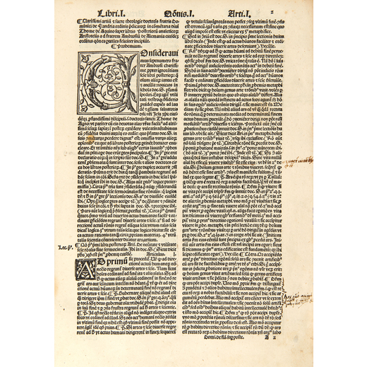 [ARISTOTELE] DOMINICUS DE FLANDRA (1425-1500). Commentaria super libris posteriorum Aristotelis, Ven