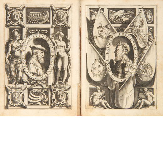 [GENOVA] CAPELLONI, Lorenzo (1510-1590). Vita del prencipe Andrea Doria. Venezia: Giolito de Ferrari