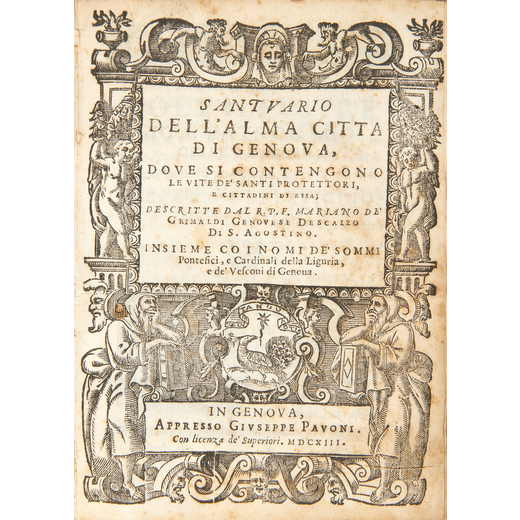 [GENOVA] FOGLIETTA, Uberto (1518-1581). Historiae Genuensium libri XII. Genova: Bartoli, 1585.