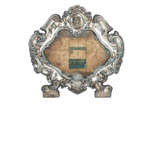 CARTAGLORIA IN ARGENTO, NAPOLI, CIRCA 1750, CONSOLE B. DE BLASIO