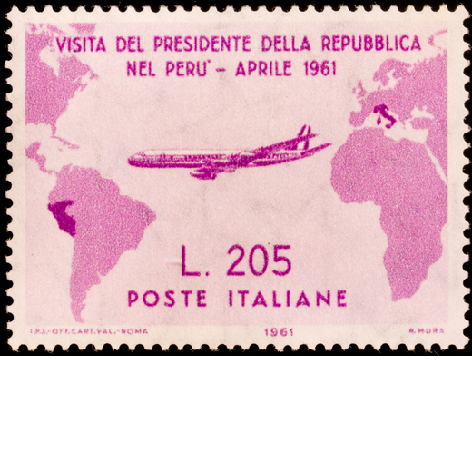 REPUBBLICA ITALIANA 1961, GRONCHI ROSA 205 L.<br>nuovo con gomma integra originale<br>Certificato Gi