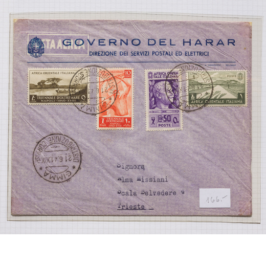 1920/50, COLONIE E LEVANTE ITALIANO, OCCUPAZIONE BRITANNICA DELLE COLONIE