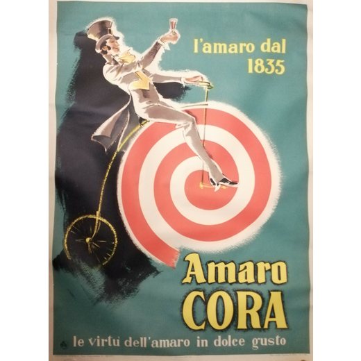 Amaro Cora Manifesto Pubblicitario [Telato]<br>Anonimo ; Edito Editoriale Artistica, Milano <br>1954