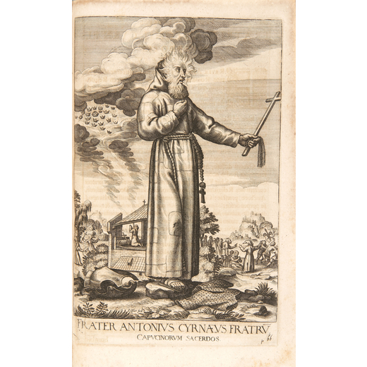 ARENBERG, Charles (1593-1666). Flores seraphici ex amoenis annalium hortis...siue Icones viti et ges