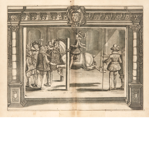[IPPOLOGIA] PLUVINEL, Antoine de (1552-1620). Linstruction du roy, en lexercice de monter a cheval. 