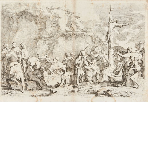 [SALVATOR ROSA] ANTONINI, Carlo (1740-1821). Serie di 85 disegni in varie composti dal celebre pitto