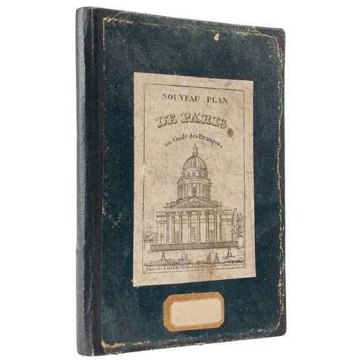 [PARIGI]. Plan garanti complet ou le guide dans Paris. Parigi: Lallemand, 1855.