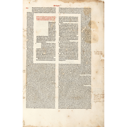 [ARISTOTELE] AVERROE (1126-1198). Aristotelis opera. Venezia: Bernardino Stagnino da Trino, 1489.