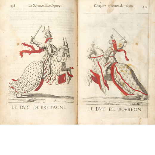 [ARALDICA] VULSON DE LA COLOMBIERE, Marc (m. 1658). La science heroique, traitant de la noblesse, de