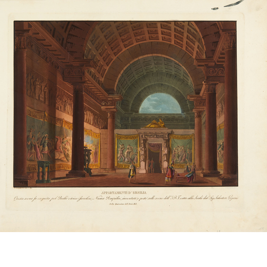 SANQUIRICO, Alessandro (1777-1849). Raccolta di Varie Decorazioni Sceniche inventate, e dipinte dal 
