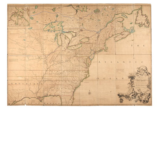 MITCHELL, John, (1711-1768). A map of the British and French dominions in North America... Lords Com