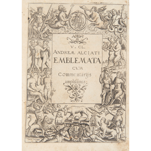 ALCIATO, Andrea (1492-1550). Emblemata. Padova: Typographia Laurentij Pasquati, 1621.