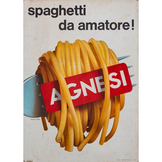 Spaghetti da Amatore, Agnesi Cartone Espositore<br>by Testa Armando<br>Edito Cusmano S.p.A., Milano-