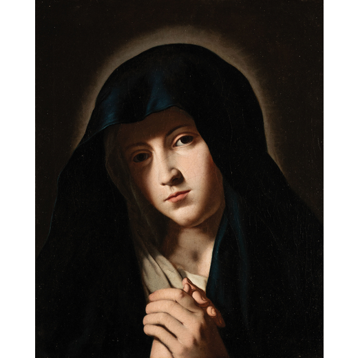 GIOVANNI BATTISTA SALVI detto IL SASSOFERRATO (Sassoferrato, 1609 - Roma, 1685)<br>Madonna orante<br