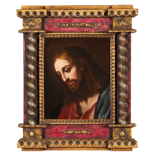 FRANCESCO DI MARIA (attr. a) (Napoli, 1623 - 1690) <br>Cristo<br>Olio su tela, cm 42X35