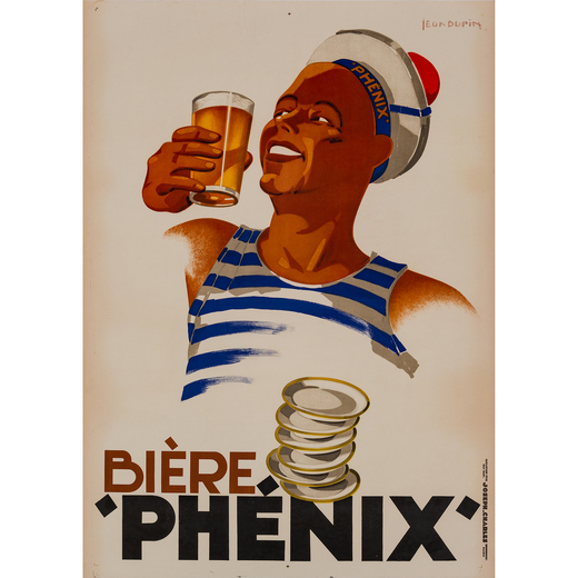 Biere Phoenix Manifesto Litografia [Telato]<br>by Dupin Leon<br>Edito Imprimerie Joseph Charles, Par